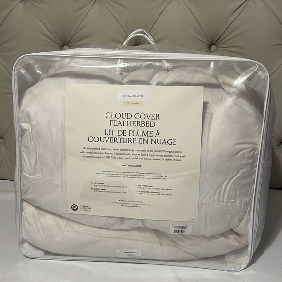 Boll & Branch Queen Cloud Cover Featherbed - Picture 10 of 10